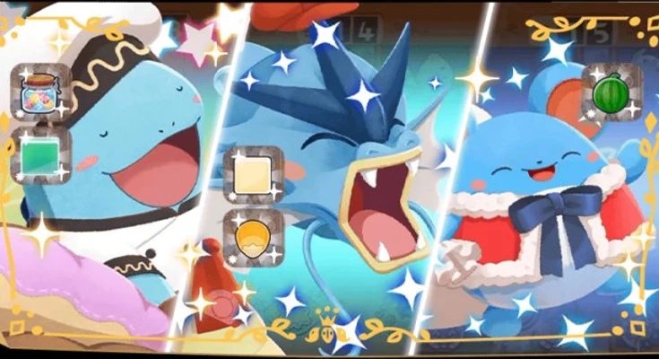 Pokémon Café ReMix prepara un triple Delivery Focus con Quagsire, Gyarados y Marill