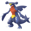 Modelo de Garchomp en Pokémon GO