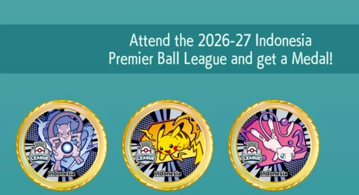 Pokémon HOME recibirá tres medallas de la Premier Ball League 2026-27 en Indonesia
