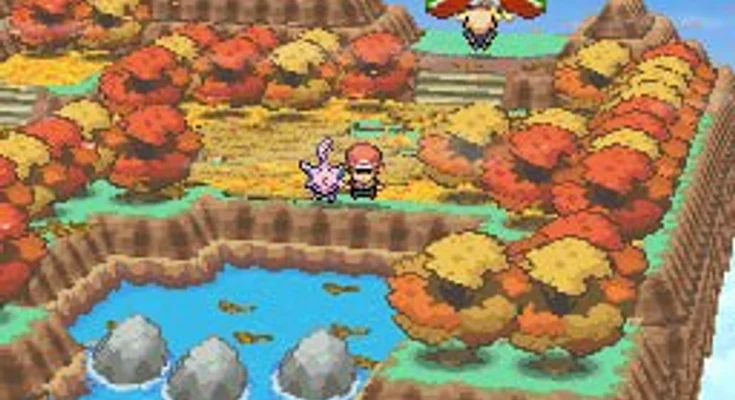 Pokémon Rose Gold NDS: una nueva aventura con Red o Leaf alrededor del Monte Plateado