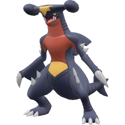 Sprite de Garchomp, protagonista de la Teraincursión de octubre