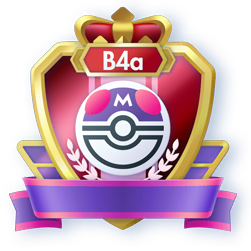 Emblema B4a de Master Ball Rank Top 1000