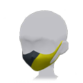 Icono de la máscara amarilla de Canari del Battle Pass M-7