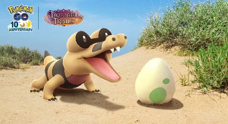 Sandile protagonizará el Día de Eclosiones de octubre en Pokémon GO