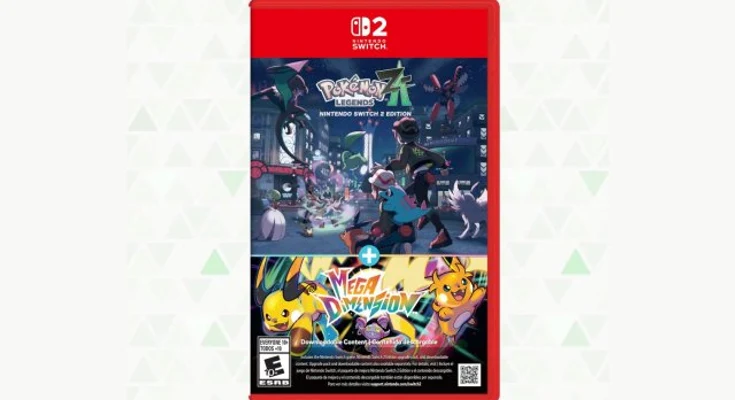 Pokémon Legends: Z-A y Mega Dimension llegan juntos en una tarjeta para Switch 2
