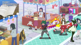El festival del campus de la Academia Naranja reúne a estudiantes y Pokémon