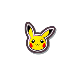 Pegatina de Pikachu entregada como recompensa de Special Pika-Challenge!