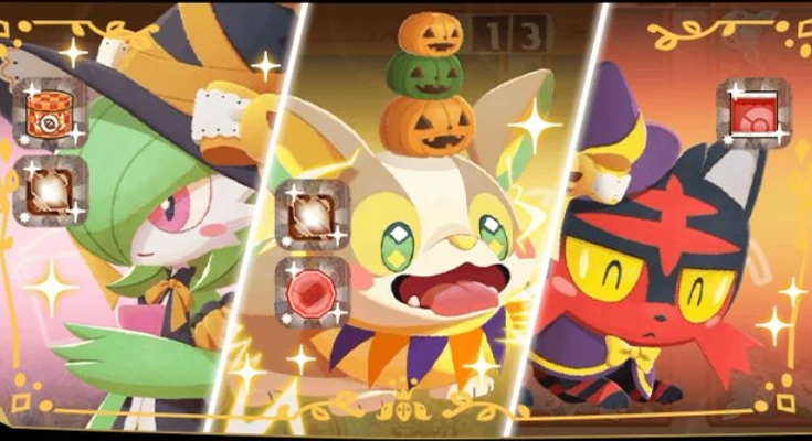 Gardevoir, Yamper y Litten de Halloween llegan al Delivery Focus de Pokémon Café ReMix