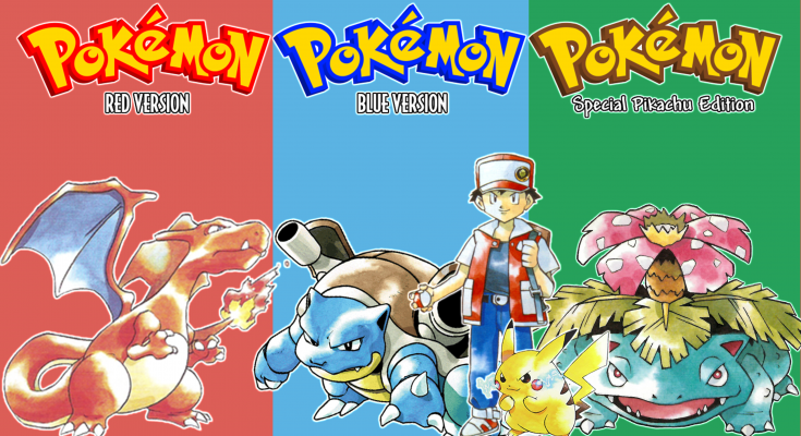 Pokémon Rojo, Azul y Amarillo